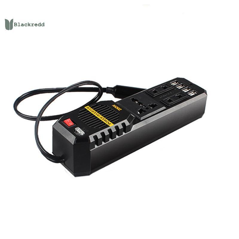 BRED 200W รถอินเวอร์เตอร์ DC 12V to AC 220V Power Adapter 4 USB Fast Charging Soet สําหรับ Cross Cou