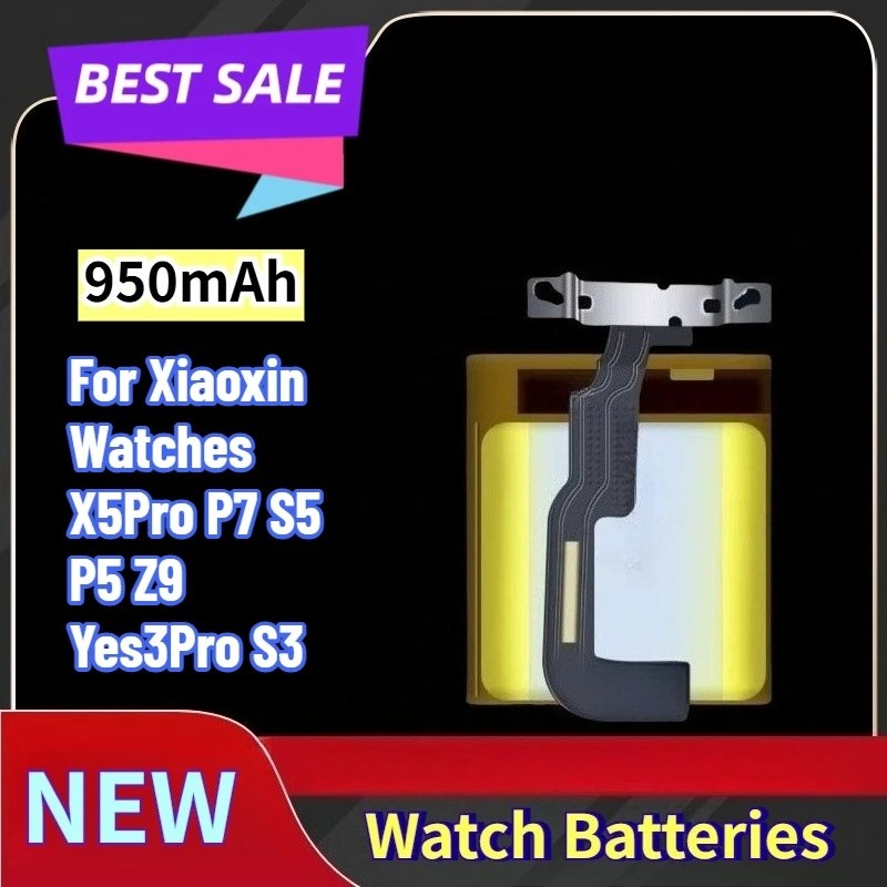 950mAh แบตเตอรี่นาฬิกาสําหรับ Xiaoxin นาฬิกา X5Pro P7 S5 P5 Z9 Yes3Pro S3
