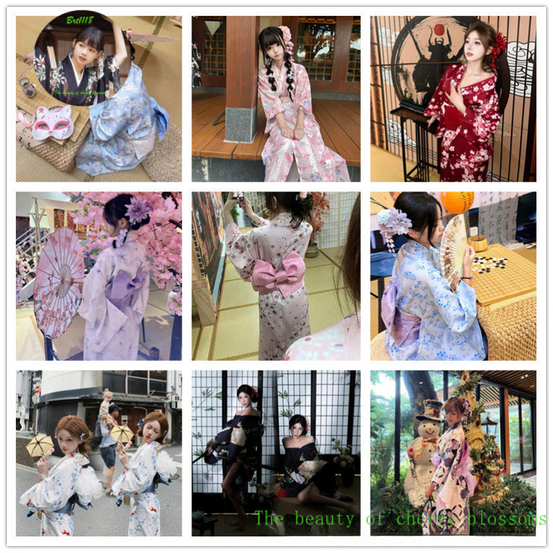 [Meiman Kimono] สตูดิโอแบบดั้งเดิมปรับปรุงย้อนยุคสาวญี่ปุ่นถ่ายภาพท่องเที่ยวชุดกิโมโนยูกาตะการประกัน