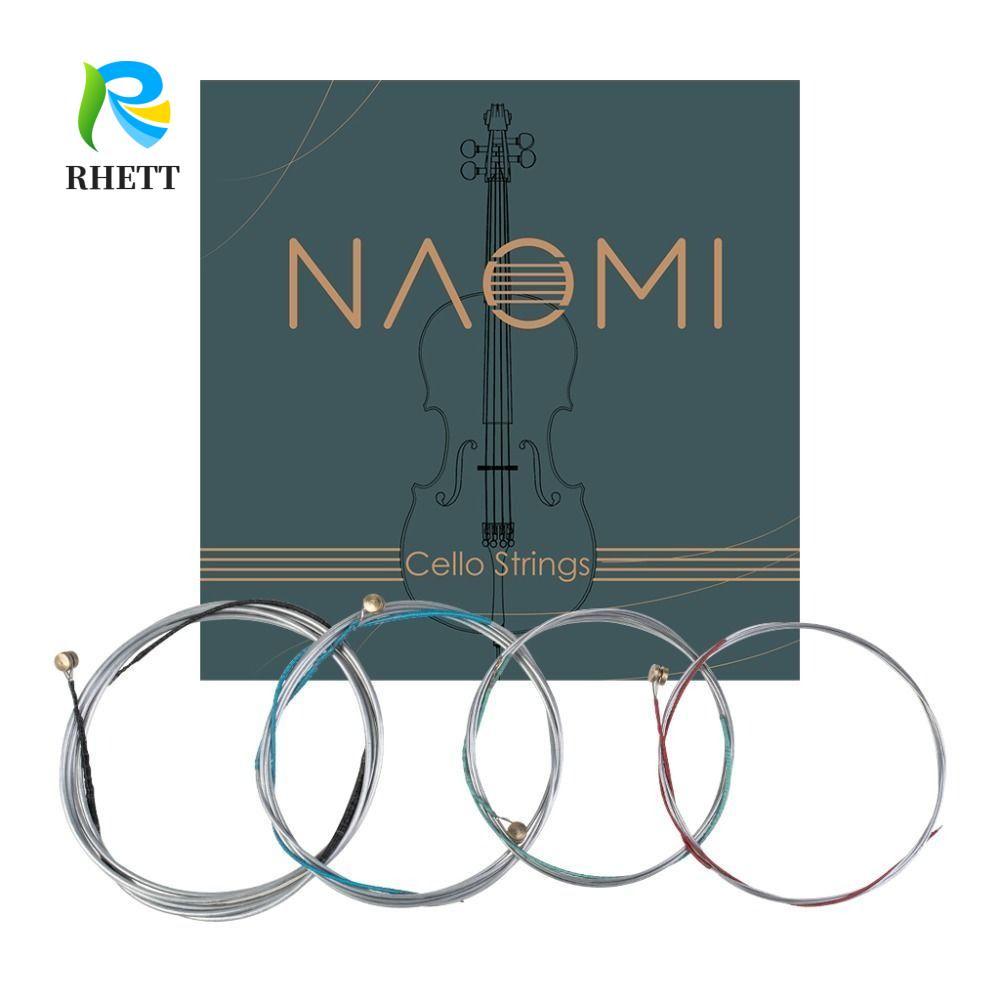 RHETT 1 ชุด Fiddle String, GD a & E Strings 4/4 3/4 1/2 1/4 1/8 Naomi ไวโอลิน String, เครื่องดนตรีนิ
