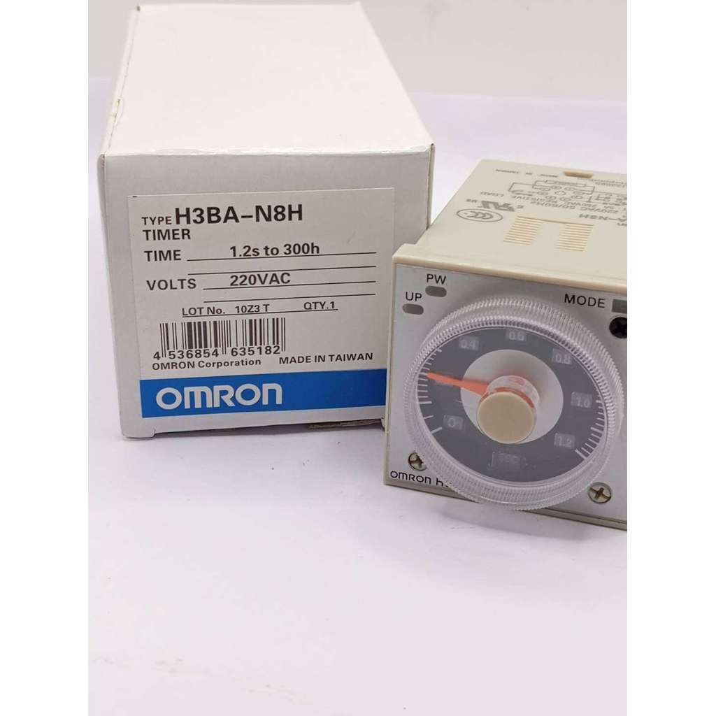 H3BA-N8H  Solid-state Timer 1.2วินาที ถึง 300ชั่วโมง 220V
