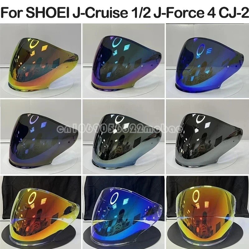 หมวกกันน็อค Visor สําหรับ SHOEI J-Cruise 1 J-Cruise 2 J-Force 4 CJ-2 รถจักรยานยนต์หมวกกันน็อคเลนส์เป