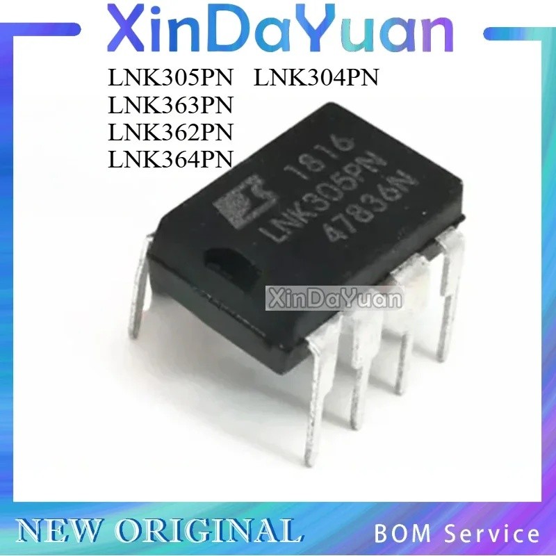 5PCS LNK305PN LNK304PN LNK363PN LNK362PN LNK364PN DIP-7 ชิปขายส่ง ic