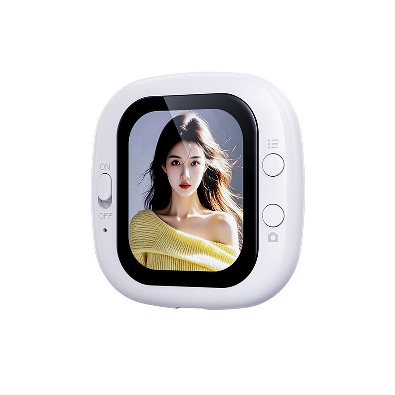 [New]Mini Vlog โทรศัพท์ Selfie Monitor หน้าจอไร้สายและแบบมีสาย Magnetic Mount Vlog โทรศัพท์กล้องด้าน