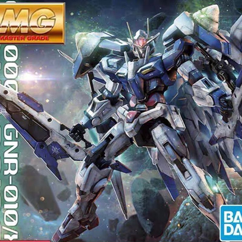 Bandai Ready Stock MG 1/100 XN Raiser 00 Gundam Enhanced Module 00R Gundam Assembly Model