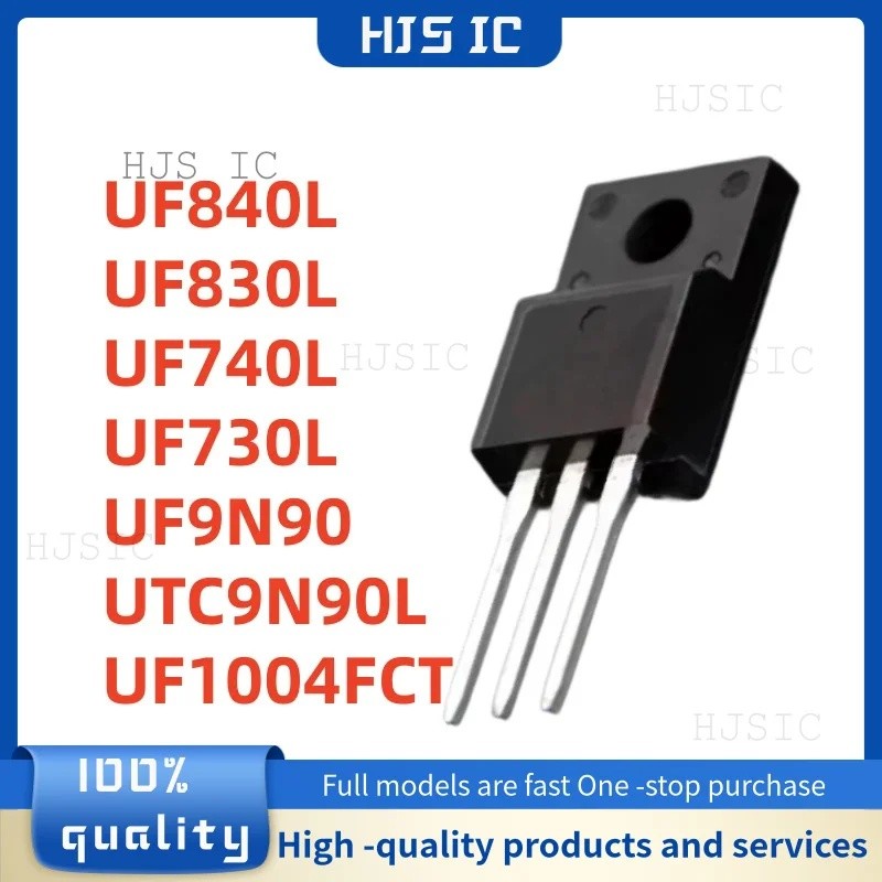 5PCS UF1004FCT UF830L UF840L UF9N90 UF740L UF730L UTC9N90L 9N90L TO-220F ขายส่ง ทรานซิสเตอร์ภาคสนาม-