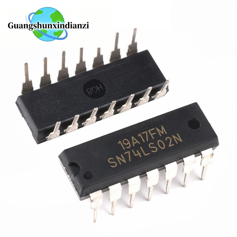 10PCS HD74LS02P DIP14 HD74LS02 DIP SN74LS02N 74LS02 SN74LS02 DIP-14 ใหม่และต้นฉบับ IC