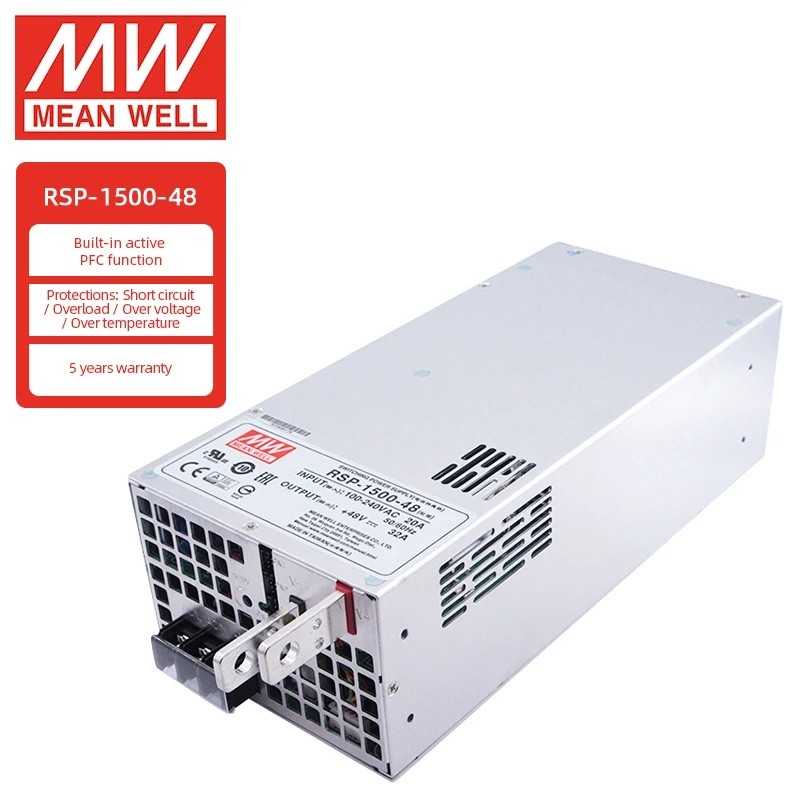 คุณภาพสูง Meanwell RSP-1500-48 Switching Power Supply 1500W 48v 30a Power Supplies