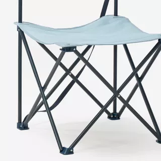Decathlon Folding Camping Chair เก้าอี้พับสำหรับการตั้งแคมป์ รุ่น Basic - Blue