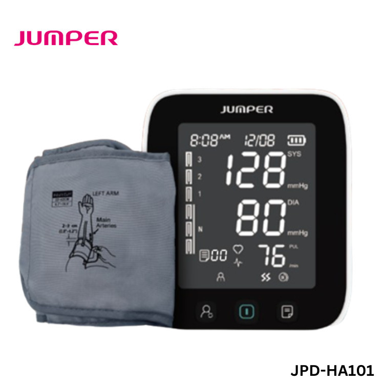 Jumper Digital Blood Pressure Monitor เครื่องวัดความดันโลหิต. รุ่น JPD-HA101 [3 Years Warranty]