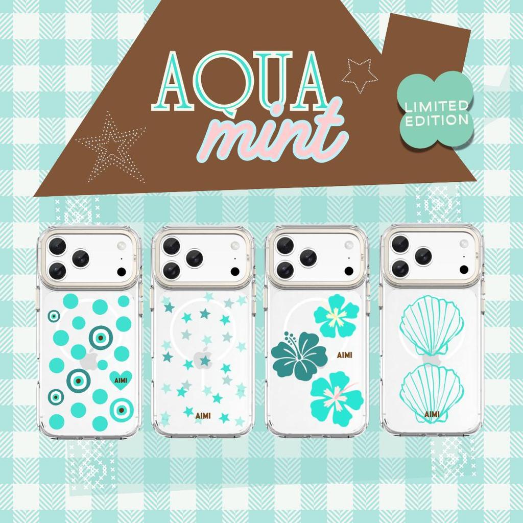 เคสโทรศัพท์ เคสกันกระแทก ลาย Aqua Mint (Limited)