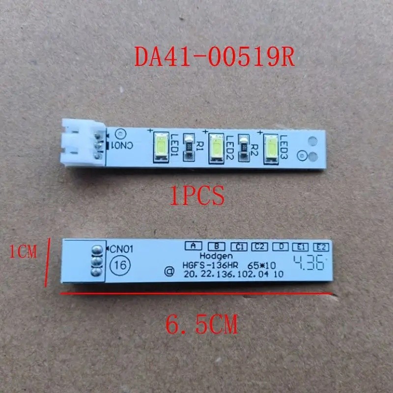 1 ชิ้น DA41-00519R สําหรับ Samsung Refrigeration Lighting อะไหล่แถบ LED