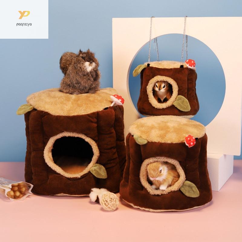 PPY Bird Hammock ฤดูหนาว Warm House Snuggle Happy Hut แขวนเต็นท์สําหรับหนูแฮมสเตอร์ Gerbil