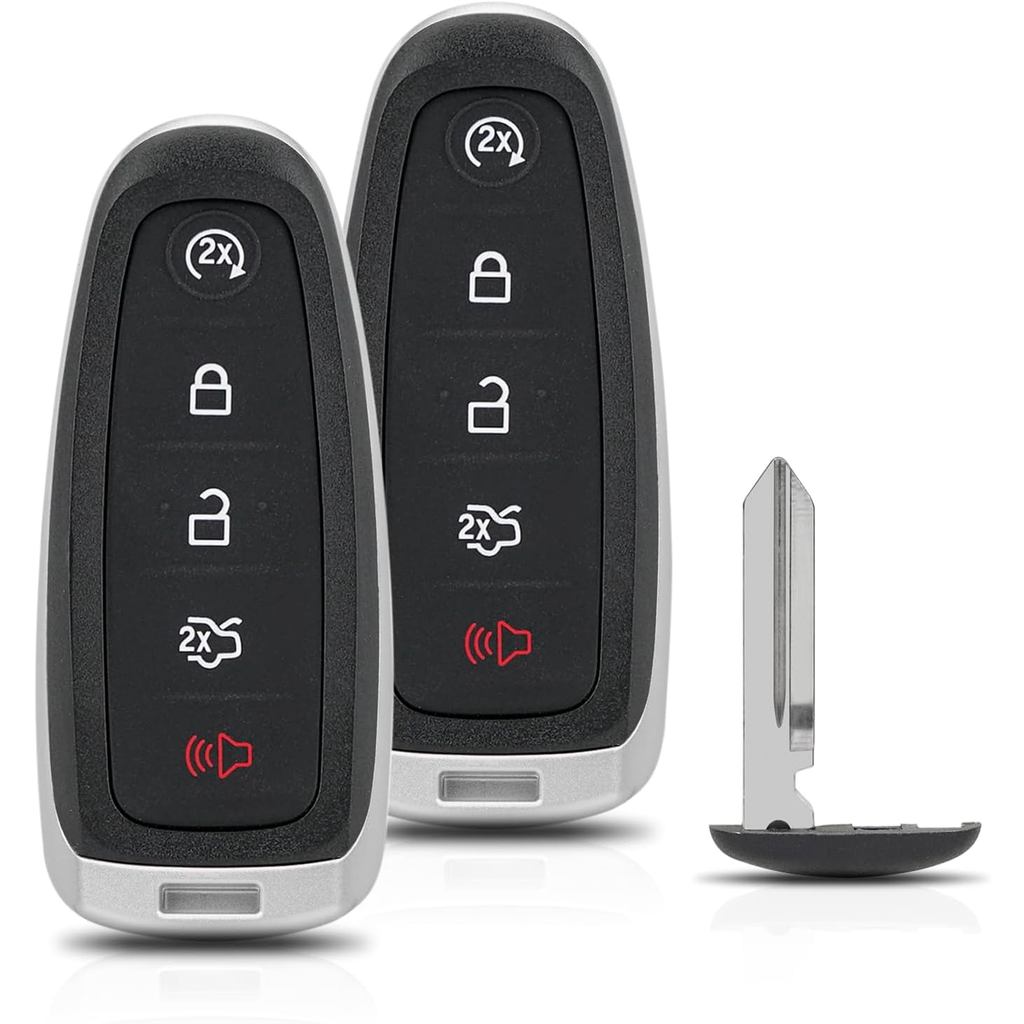 2 ชิ้น Key Fob Shell สําหรับ Ford Flex Explorer Escape 2013-2017 สําหรับ Lincoln MKS MKT MKX สมาร์ท 
