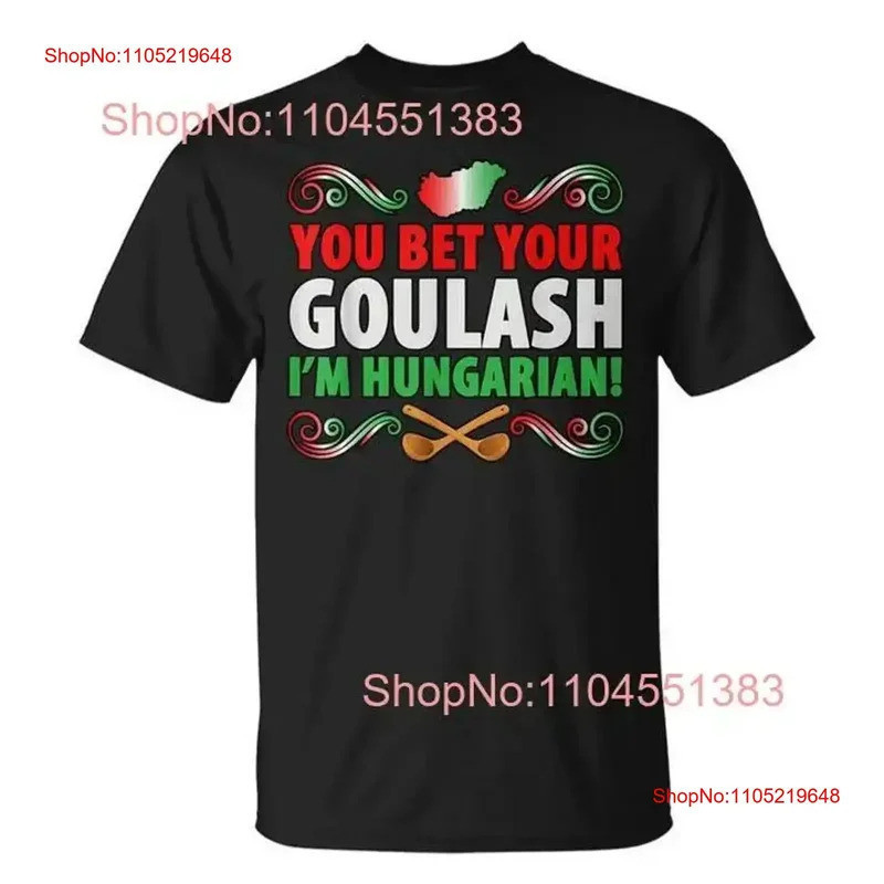 เสื้อยืดลายธงชาติฮังการี ลาย Bet Your Goulash ขนาด S ถึง 5XL สไตล์วินเทจ ยืดหยุ่น สวมใส่สบาย ใช้งานไ