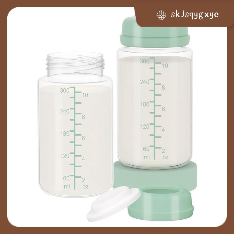 skjsqygxycBreastmilk Storage Bottle(2pc 10oz) สําหรับ Spectra S1 S2 9 Plus /Motif Luna/Others Wide-M