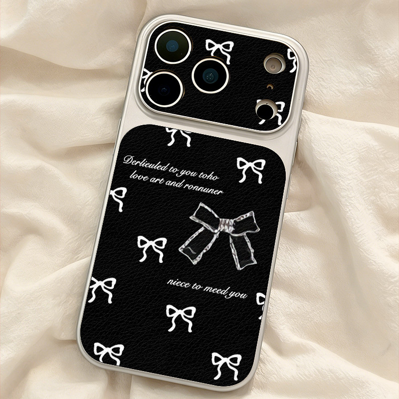 Bowknot ขนาดใหญ่หน้าต่างหนังสําหรับ Samsung A03 A04 A05s A06 A07 A14 A15 A16 A17 A24 A25 A26 A27 A32