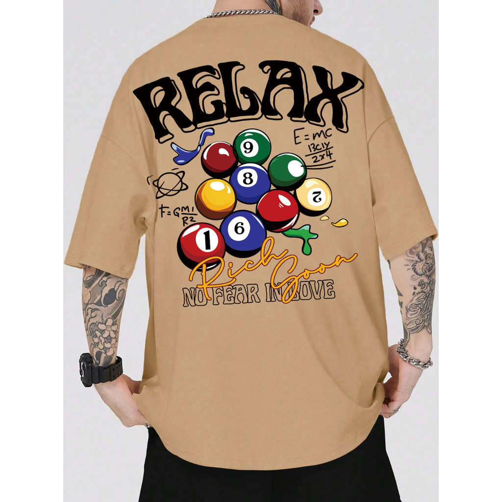 เสื้อยืดวินเทจ "No Fear In Love" Pool Streetwear
