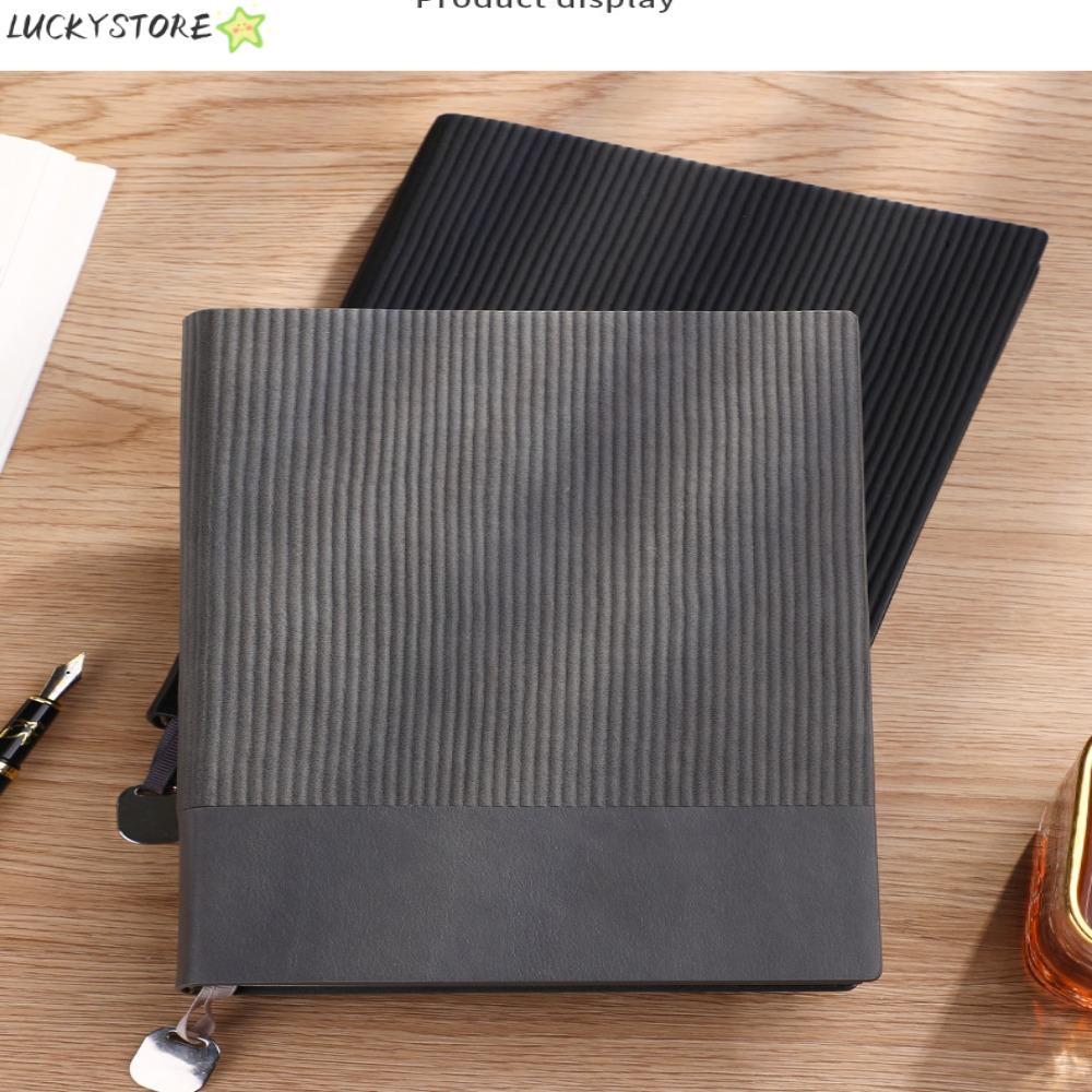 LUCKYSTORE A5 Spliced Notebook, Splice Panel Plain Inner Sheet Gift Box Set, Elegant Look Flat Bind 