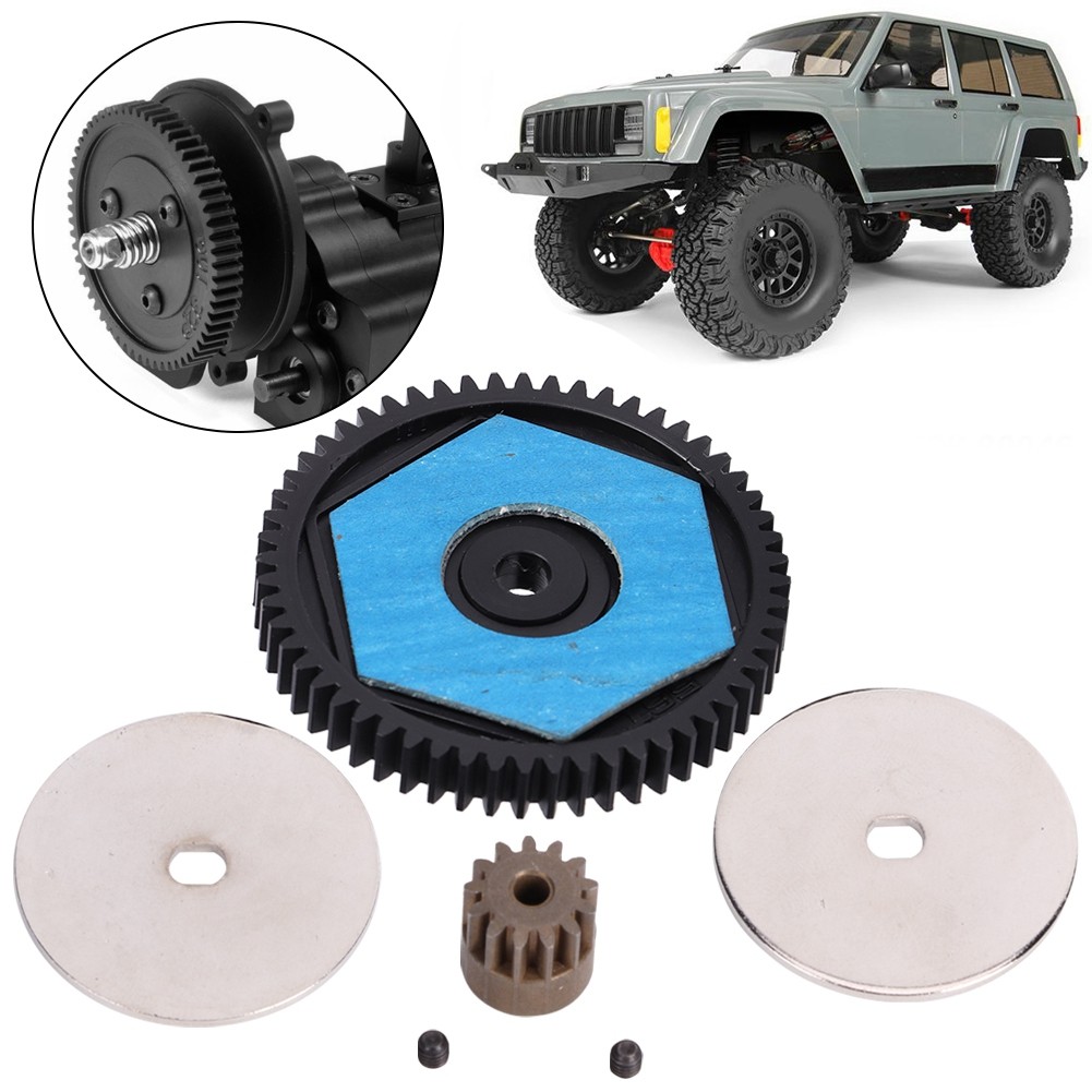 Tomvorks 56T Spur Gear 13T มอเตอร์อัพเกรดอุปกรณ์เสริมประสิทธิภาพสูงสำหรับ Axial SCX10 RC รถรุ่น
