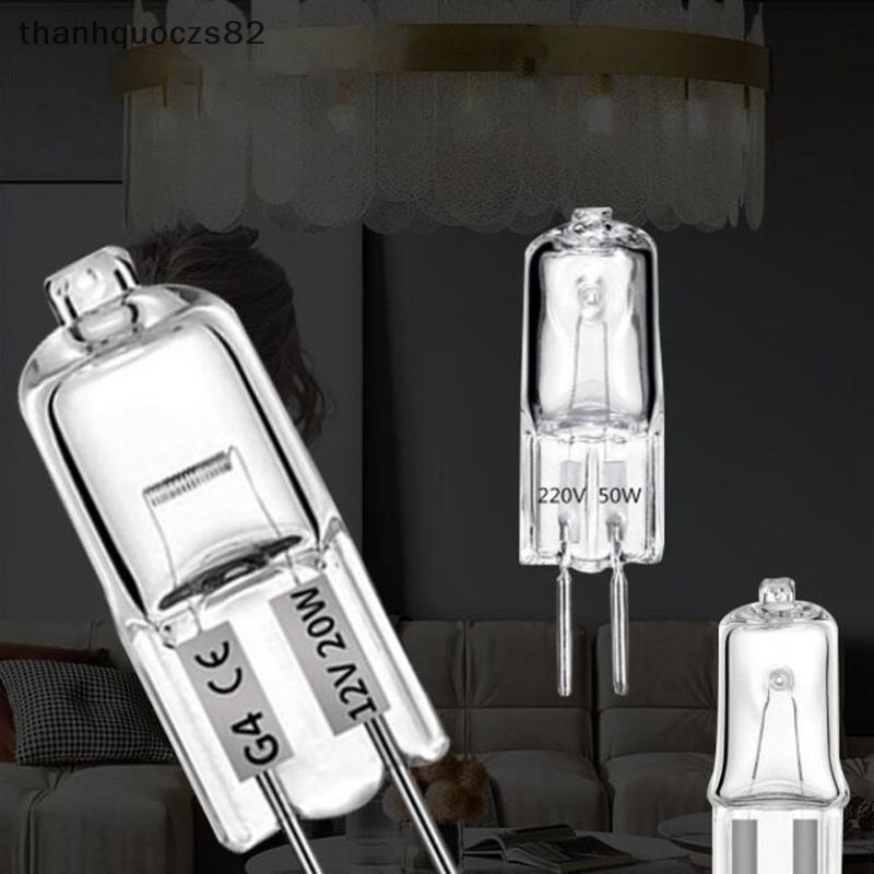 T & O 12V 220V 2-Pin ประเภท G4/G5.3/G9 หลอดฮาโลเจน 20W/25W/35W/40W ชัดเจนแต่ละหลอดไฟสําหรับตกแต่งภาย