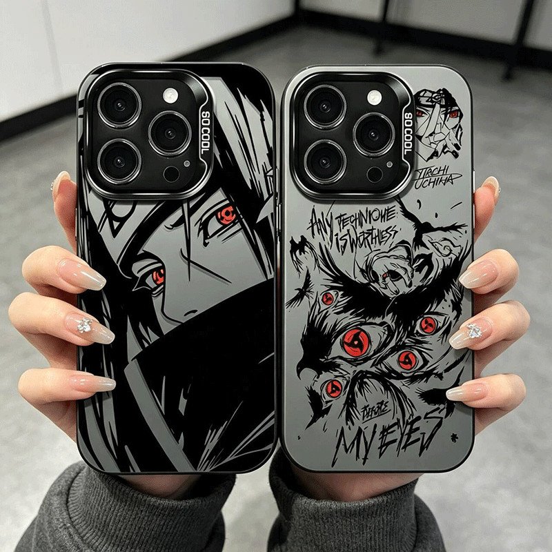 SAMSUNG สําหรับSamsung Galaxy A27 A57 A37 A56 A17 A07 A55 A37 A16 A06 A15 A54 A73 A32 A53 A35 5G Naruto SHARINGAN Uchiha Itachiเคสโทรศัพท์