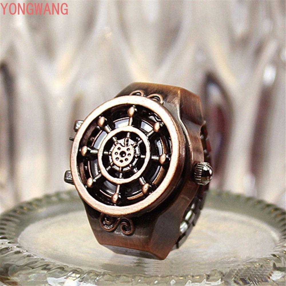 YONGWANG66ZX นาฬิกานิ้วมือ Retro Vintage แฟชั่น Unisex เครื่องประดับ