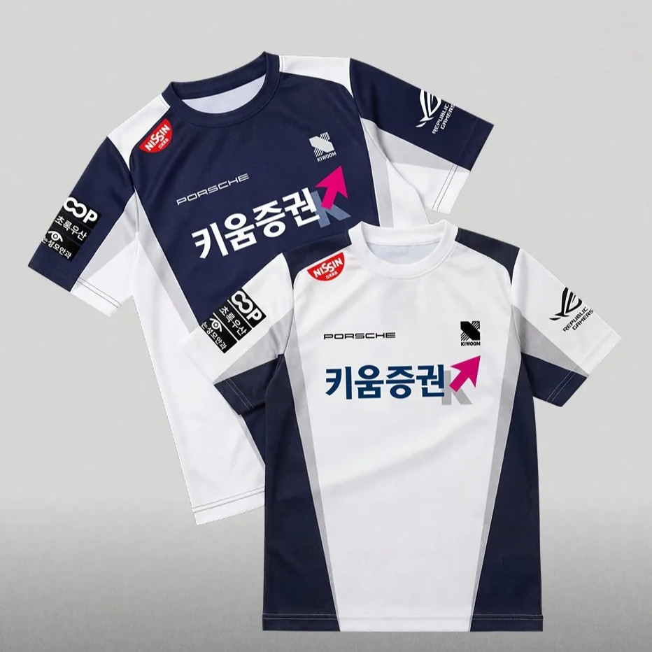 2026 S2 Edition ใหม่ DRX Jersey E-sports เกมชุดทีมเสื้อผ้าผู้ชาย 3D พิมพ์ฤดูร้อนสบายๆเสื้อยืดระบายอา