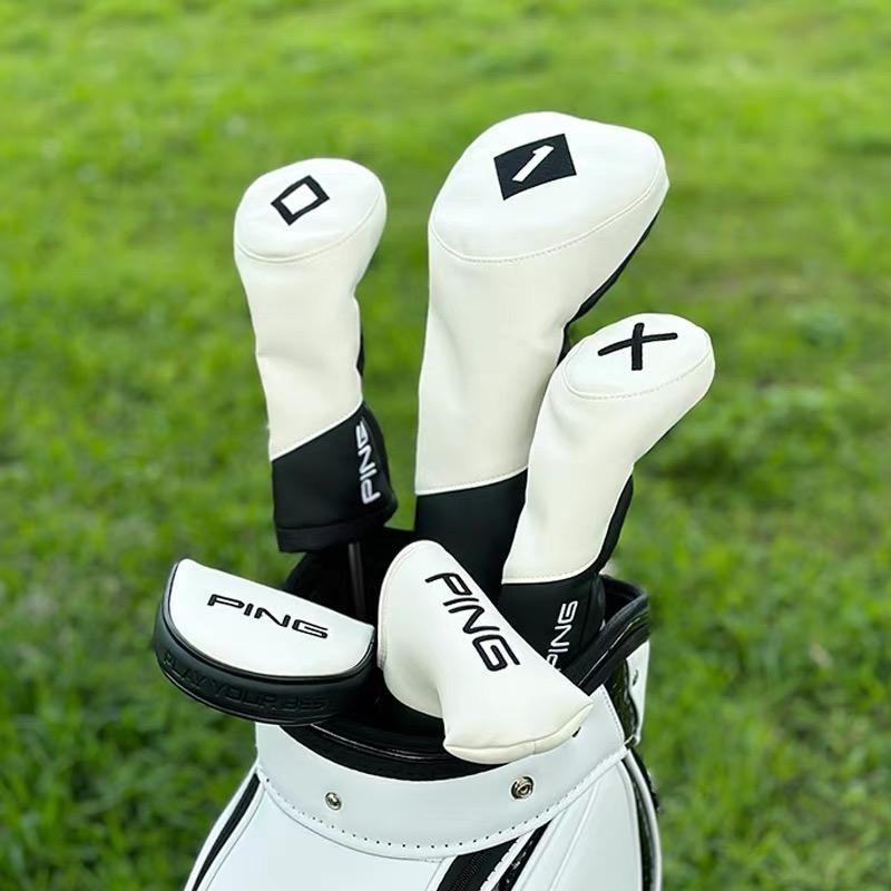 PING Classic Driver Fairway Wood Hybrid Putter ฝาครอบหัวไม้กอล์ฟ