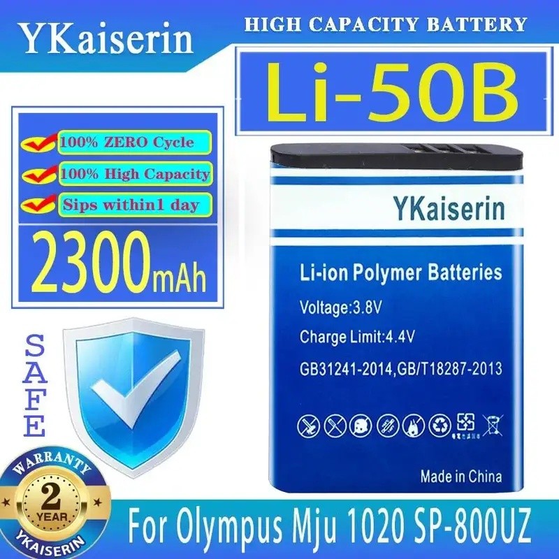 แบตเตอรี่ LI-50B สําหรับ Olympus Mju 1020 SP-800UZ สําหรับ Stylus สําหรับ 1010 u U6010 U6020 Pentax 