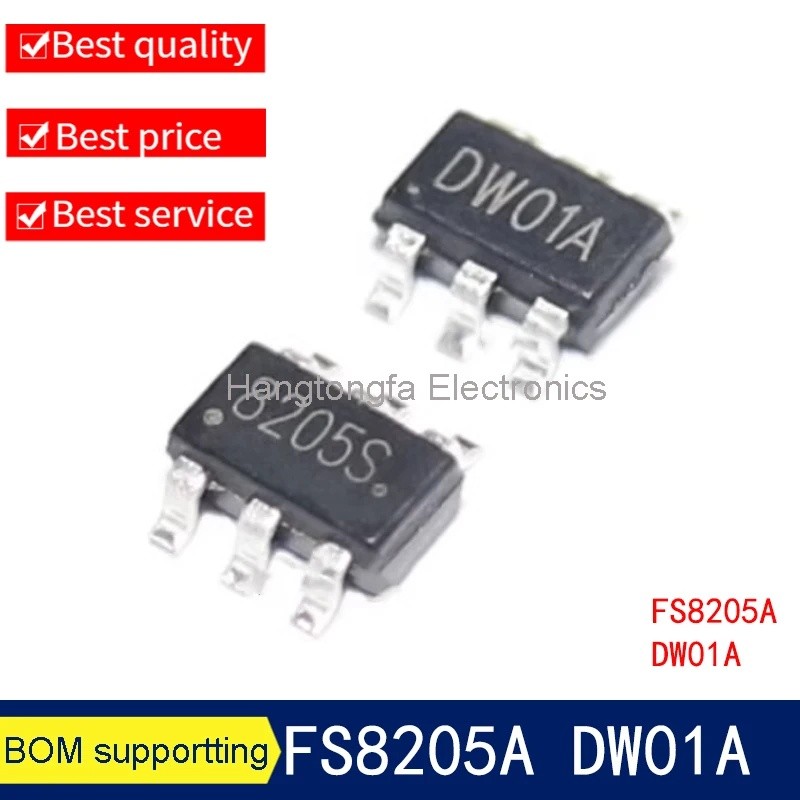 MOSFET FS8205A TSSOP-8Pins Field-effect ทรานซิสเตอร์ FS8205 CEG8205 TSSOP 8205 8205A DW01 DW01A SOT2