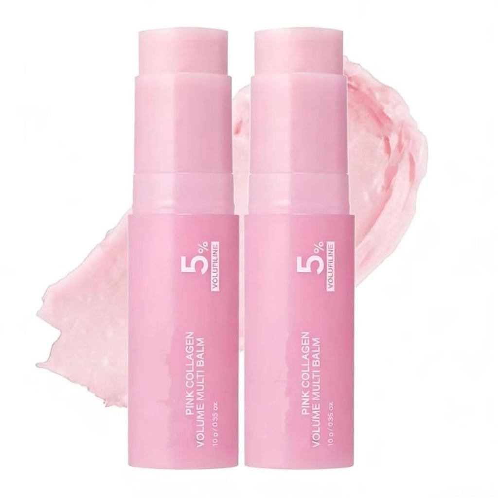 Pink Collagen Multi-Effect Moisturizer Stick, Facial Moisturizer บรรจุเปปไทด์, เหมาะสําหรับ Moisturi