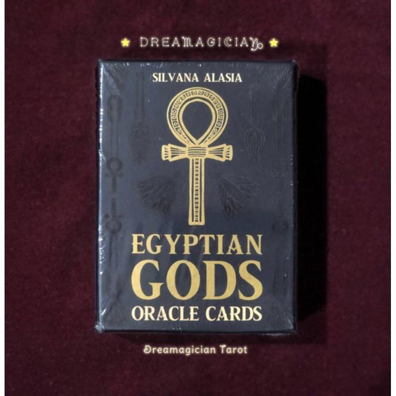 Egyptian Gods Oracle Cards การ์ด Oracle การ์ด Gypsy Tarot ไพ่ทาโรต์ Oracle การ์ด