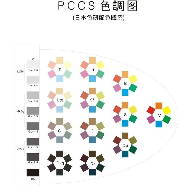 Four Seasons Color Consultant เครื่องมือวินิจฉัยสี Consultant Studio Wall Chart PS