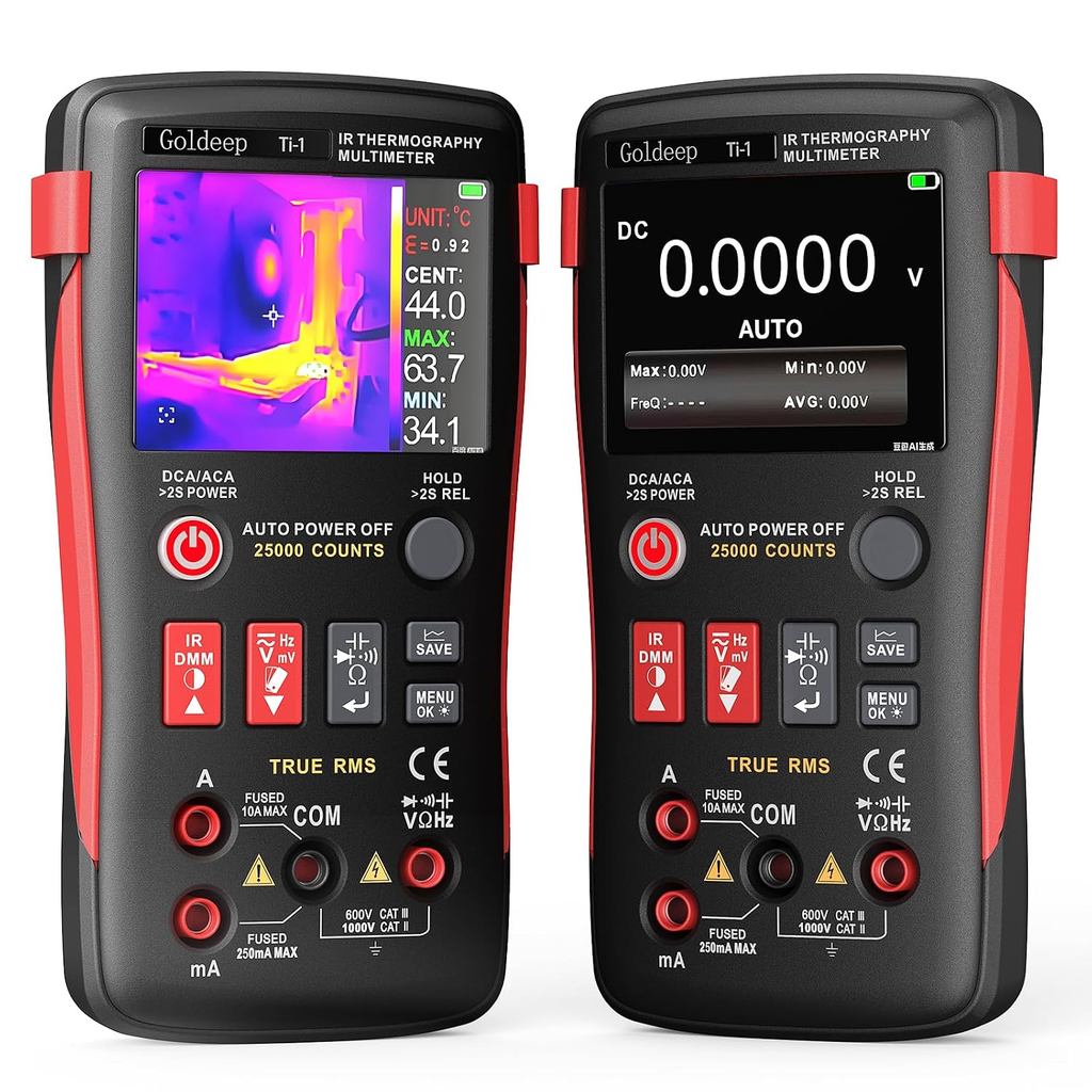 Goldeep 2 in 1 Thermal Imaging Camera, ความละเอียด 240 x 240 TNR, ความละเอียด 96x96 IR พร้อม 25000 น