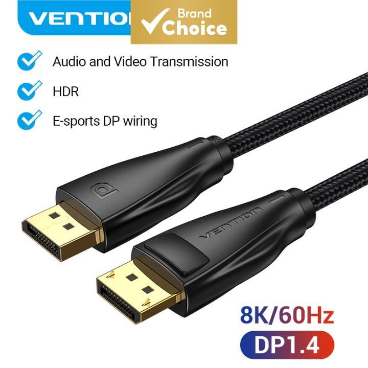 Vention DisplayPort 1.4 สายวิดีโอ 8K 60Hz 4K Display Port