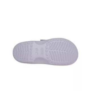 CROCS รองเท้าแตะผู้หญิง SATURDAY ENAMEL BUCKLE SANDAL - PURPLE HALO