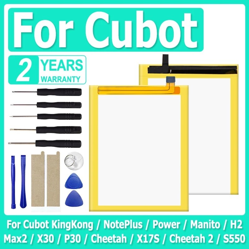 Cheetah KingKong NotePlus Power Max2 X30 H2 แบตเตอรี่สําหรับ Cubot Cheetah 2 H2 X30 P30 Power KingKo