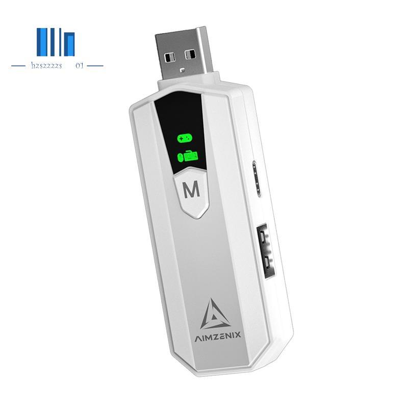 AX200PRO PC Gaming Converter คีย์บอร์ดเมาส์อะแดปเตอร์เข้ากันได้กับเกม FPS ยอดนิยม