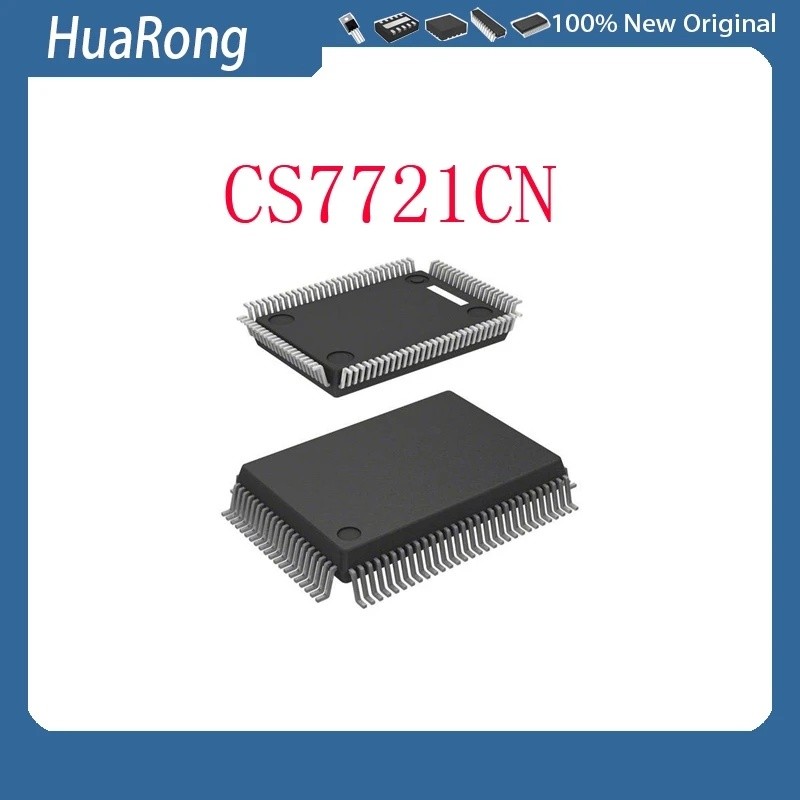 100% ใหม่ 2 ชิ้น/ล็อต CS7721CN CS7721 QFP100