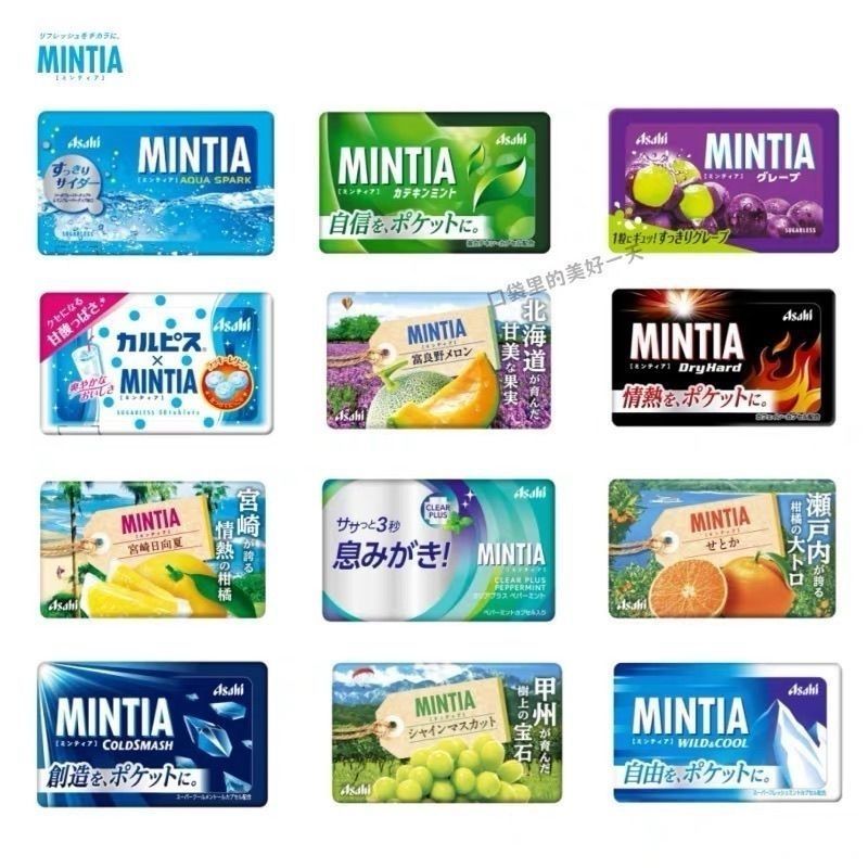 ลูกอมมิ้นต์ญี่ปุ่น Asahi Asahi Mintia Moisturizing Cool Breath Travel Carry ลูกอมคอนําเข้า 26.613 LS