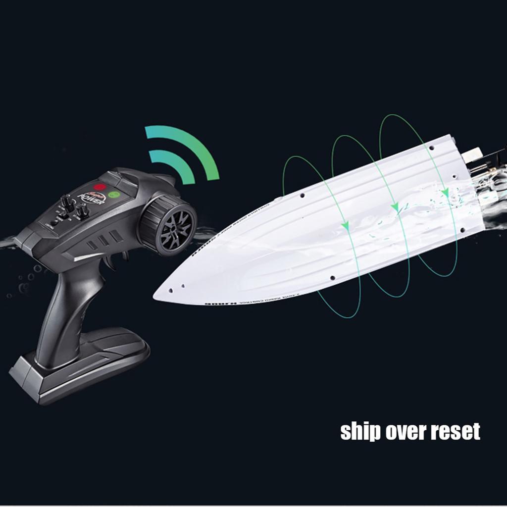 Dilwe RC Speed Boat Toy HJ806 2.4Ghz 200m รีโมทคอนโทรลระยะไกล Racing สําหรับสระว่ายน้ําและทะเลสาบพร้