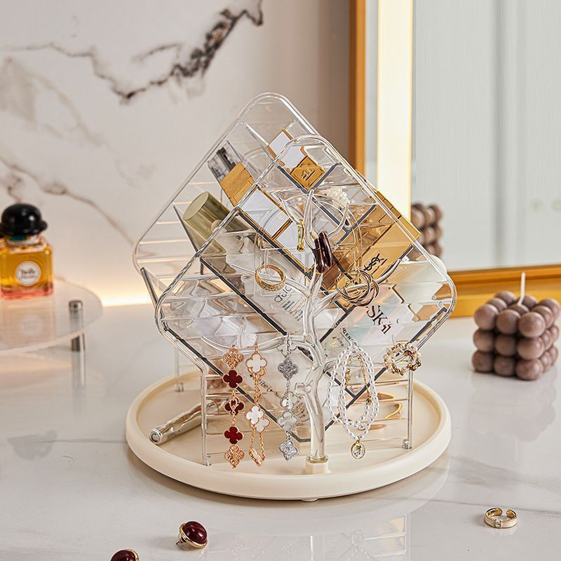 High-end organizing box storage box for dressing table, makeup rack, cosmetics and lipstick desktop 