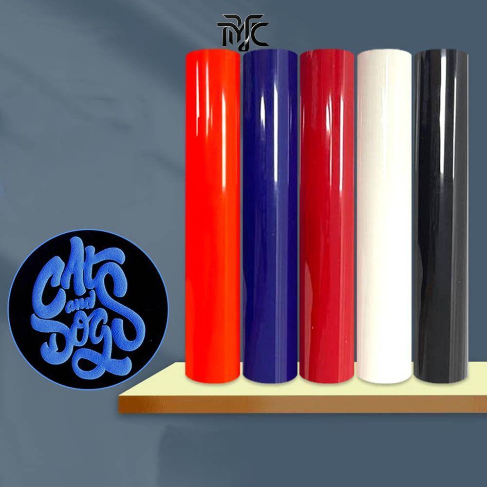 TYJPV Puff, PU Vinyl Heat Transfer, DIY Easy to Cut Transfer Lettering film Press