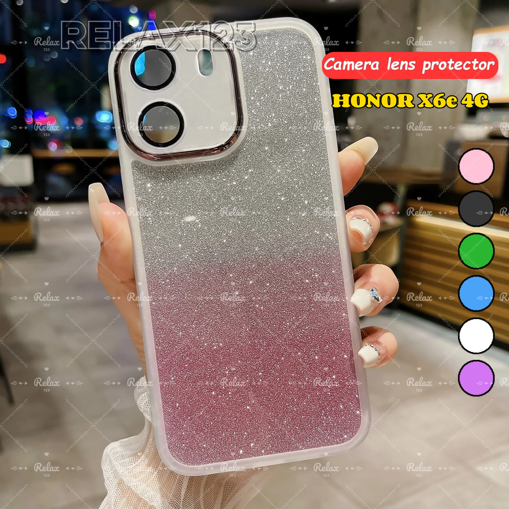 สําหรับ HONOR X6e Honor X6E X7E HonorX6e HONOR X 6 E X6 E 4G 5G ปลอก 2026 Gradient Glitter Bling น่า