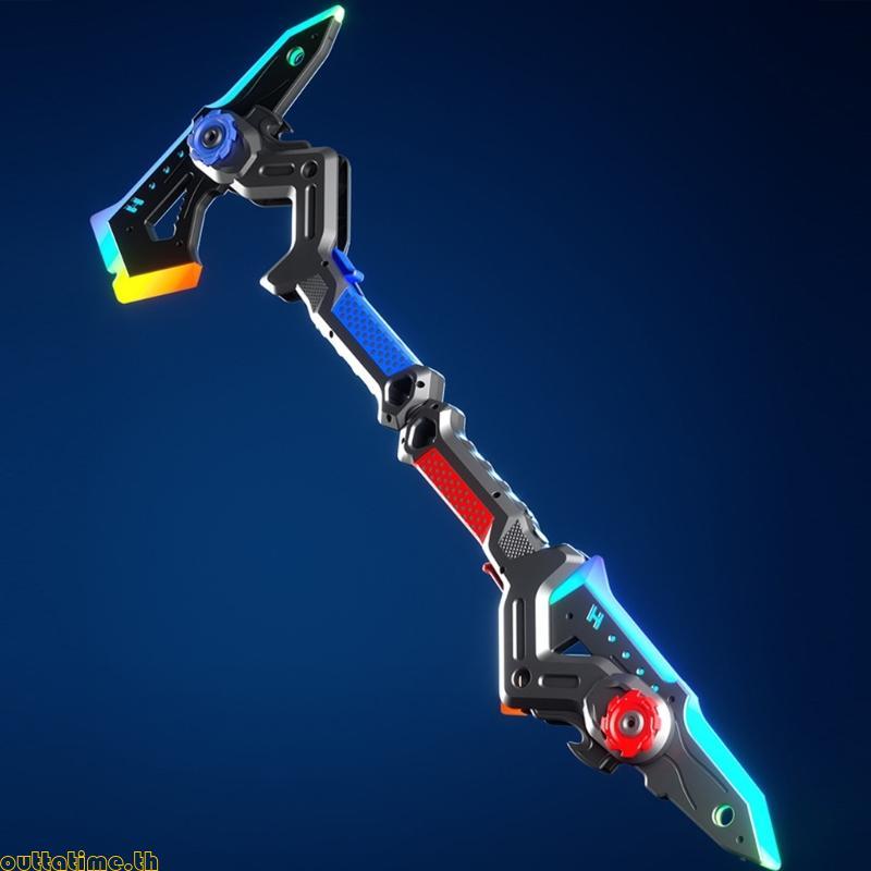 Time Sound Light Transforming Swords Axes Interactive Toy For Boys Girls Age 3+ ปี