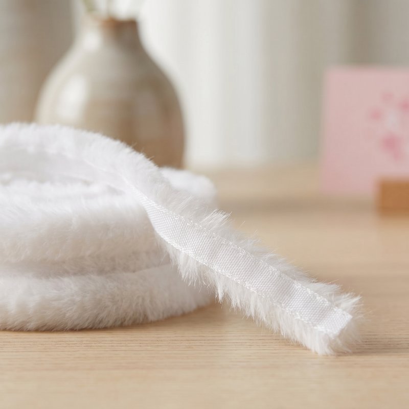 Crafts Crafting Fur เสื้อผ้าเครื่องประดับ Faux Trim ประดิษฐ์ junshaoyip