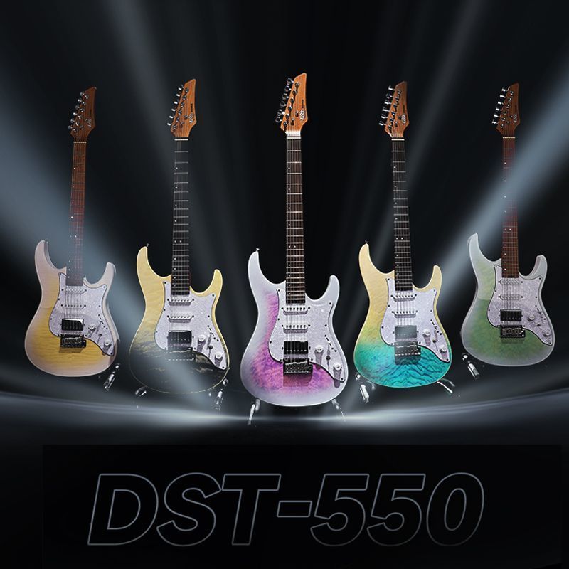 Donner Donner กีตาร์ไฟฟ้า DST-550 Professional Grade Rock Little Double Shake Introductory เริ่มต้นข