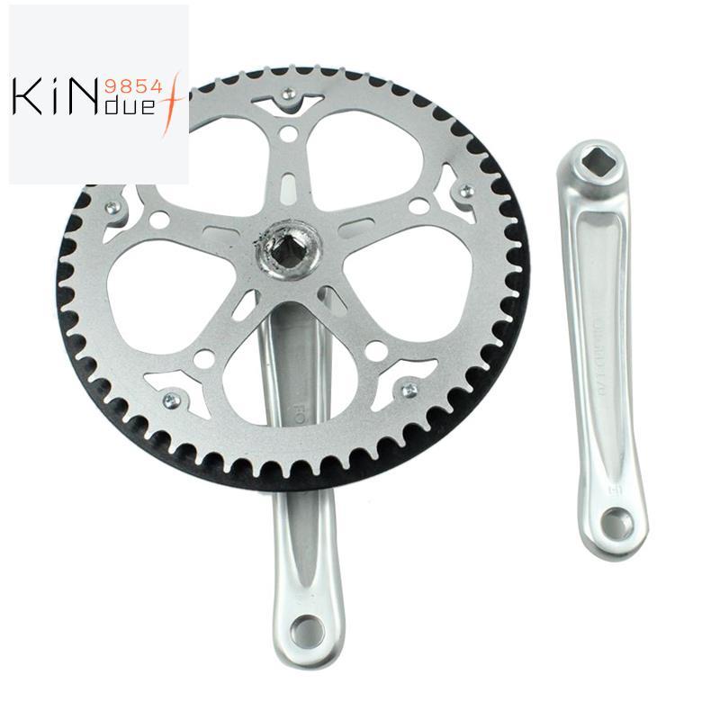 จักรยานพับ Crankset 52T Square Hole 170 มม.CNC Crankset จักรยาน Crank ชุดเฟือง