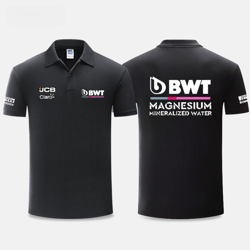 [พร้อมส่ง] ✅   เสื้อโปโล RacinPoint BWT ทีมแข่งรถ แขนสั้นคอปกฤดูร้อน สำหรับผู้ชาย ฝ้าย100% สวมใส่สบา